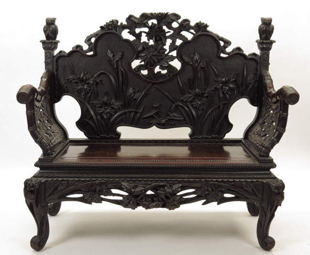 Japanese Export Hardwood Bench