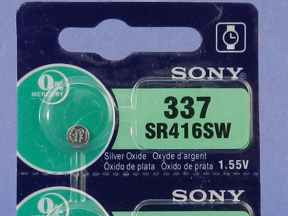 Sony 337  SR416/SW  Watch Battery  1Pc