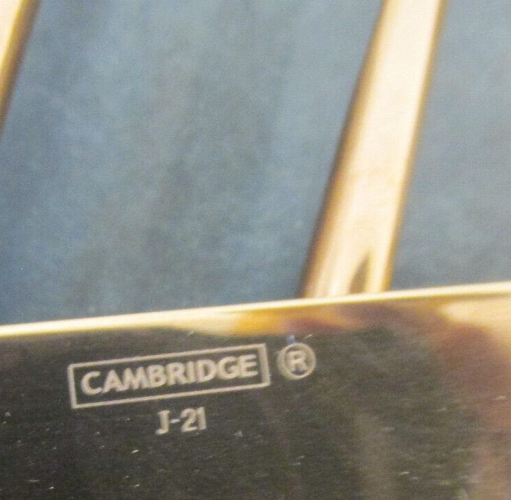 PATTERN GLAZE COPPER MIRROR STAINLESS BY CAMBRIDGE 5 PIECES ONE PLACE SETTING