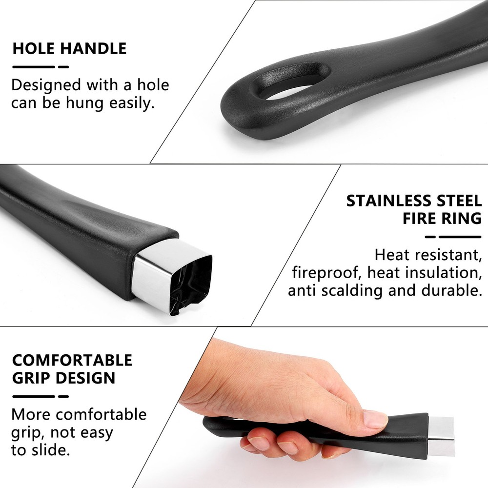 Black Replacement Bakelite Handle for Pan Pot Cookware L6M22022