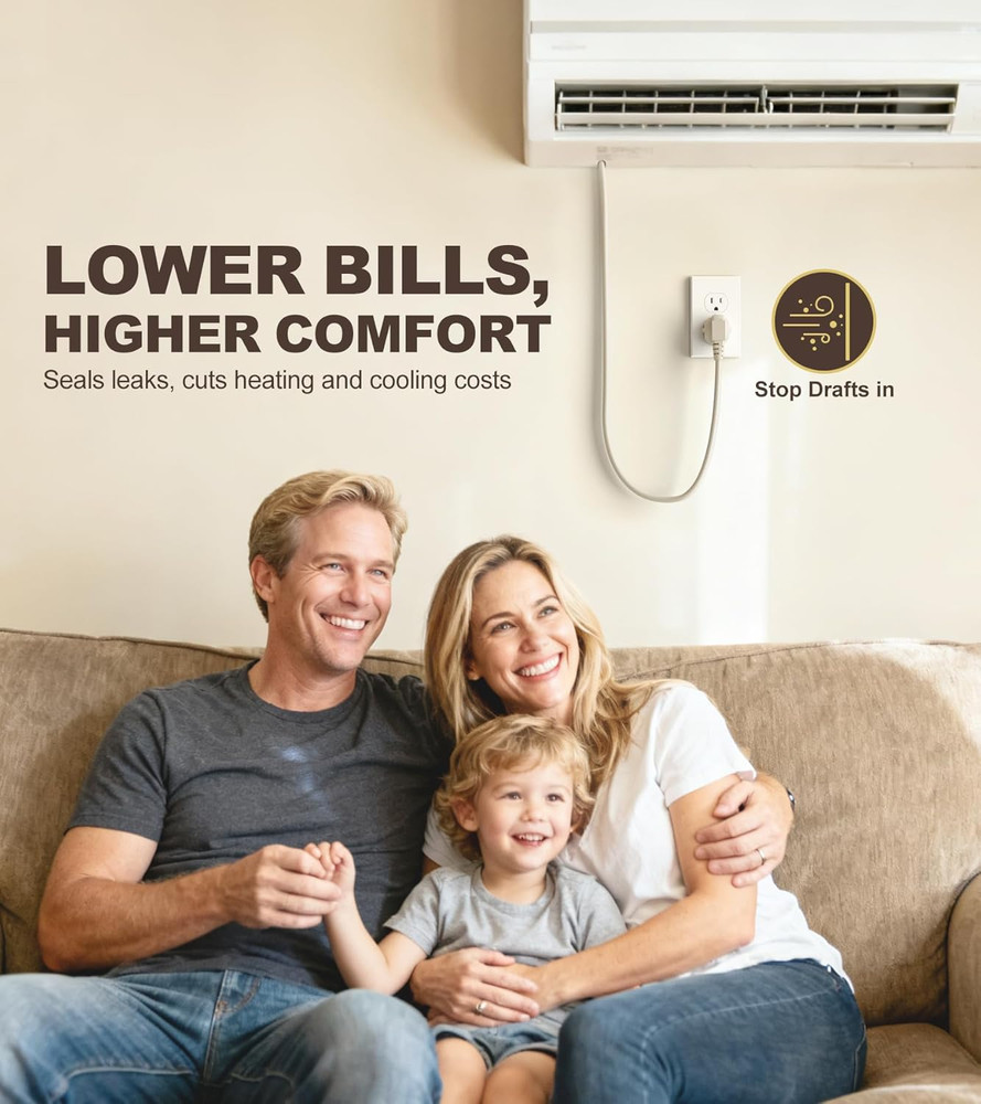 Outlet Insulators Draft Sealers, 30 Pack Electrical Outlet Insulation Pads, EVA