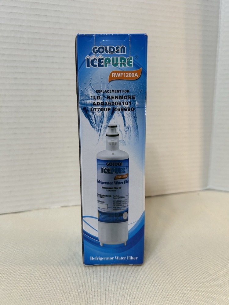Ice Pure Refrigerator Water Filter Model Number RWF1200A Brand New Replacement