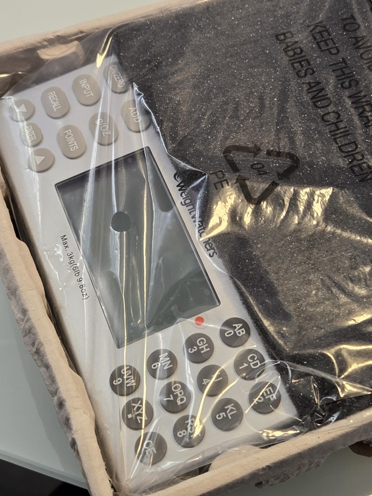 Weight Watchers Digital Electronic Food Scale with Points Values Database 2008