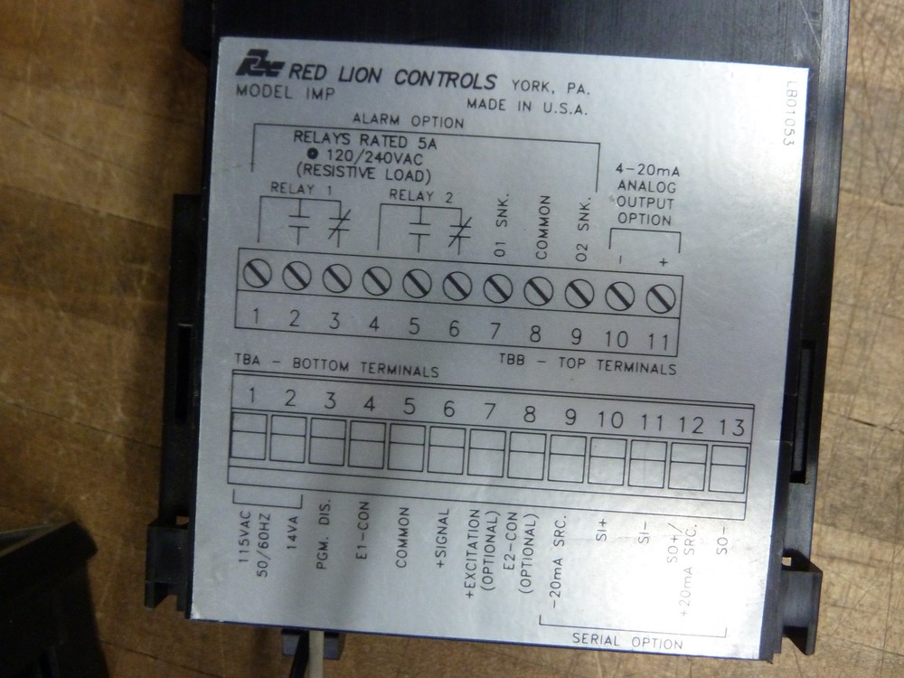 Red Lion Controls IMP20000 intelligent meter for process inputs [11-Y]