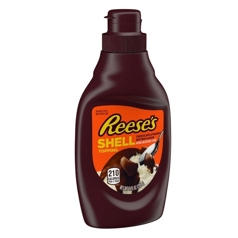 Reese's Shell Topping Chocolate & Peanut Butter 7.25 oz