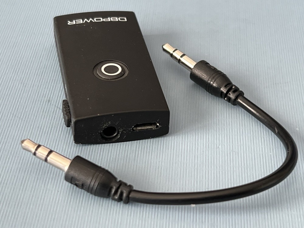 DBPOWER 2 in 1 Bluetooth Transmitter & Receiver w/ 3.5mm Output & Button Switch