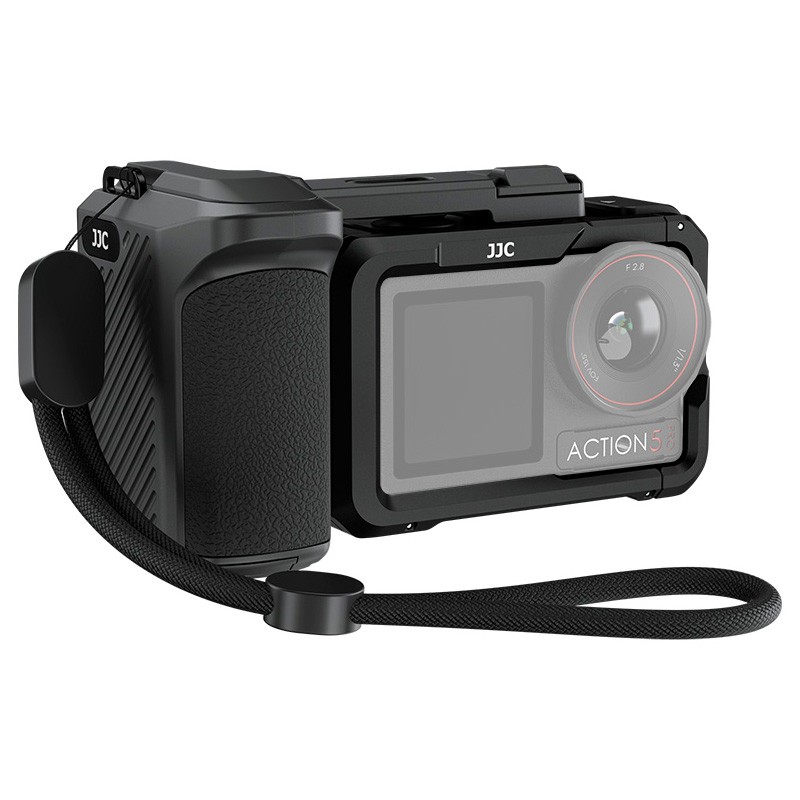 Camera Cage Handle Battery Storage Shutter Button for DJI Osmo Action 5 Pro 4 3