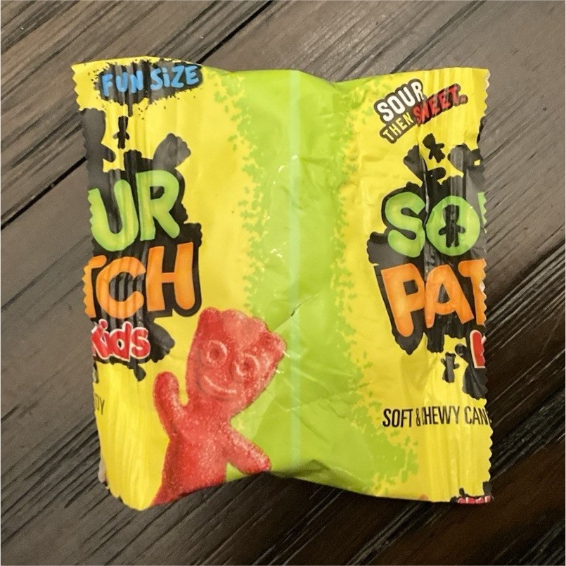 Sour Patch Kids Fun Size misprint wrapper mini rare