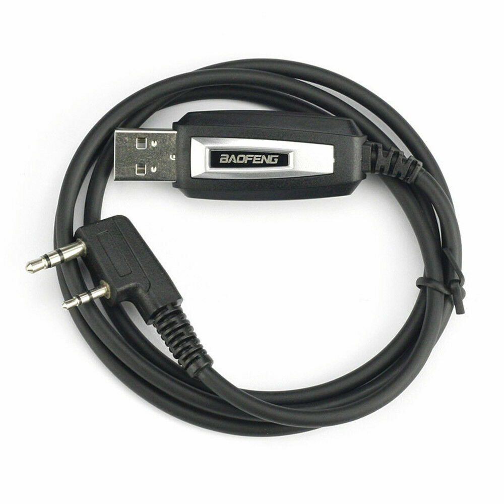 For Baofeng UV-5R BF-888S Radios USB 2 Pins Programing Cable Program Software CD