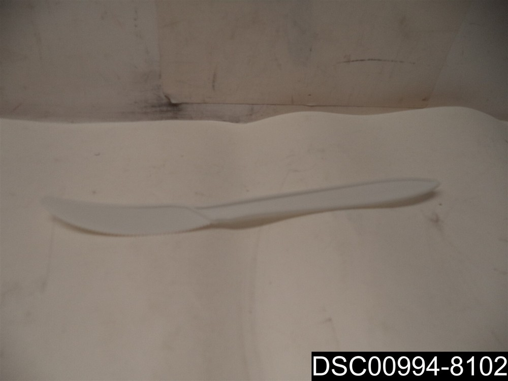Qty= 1000: First Mark 438149 White Medium Weight Plastic Polypropylene Knife