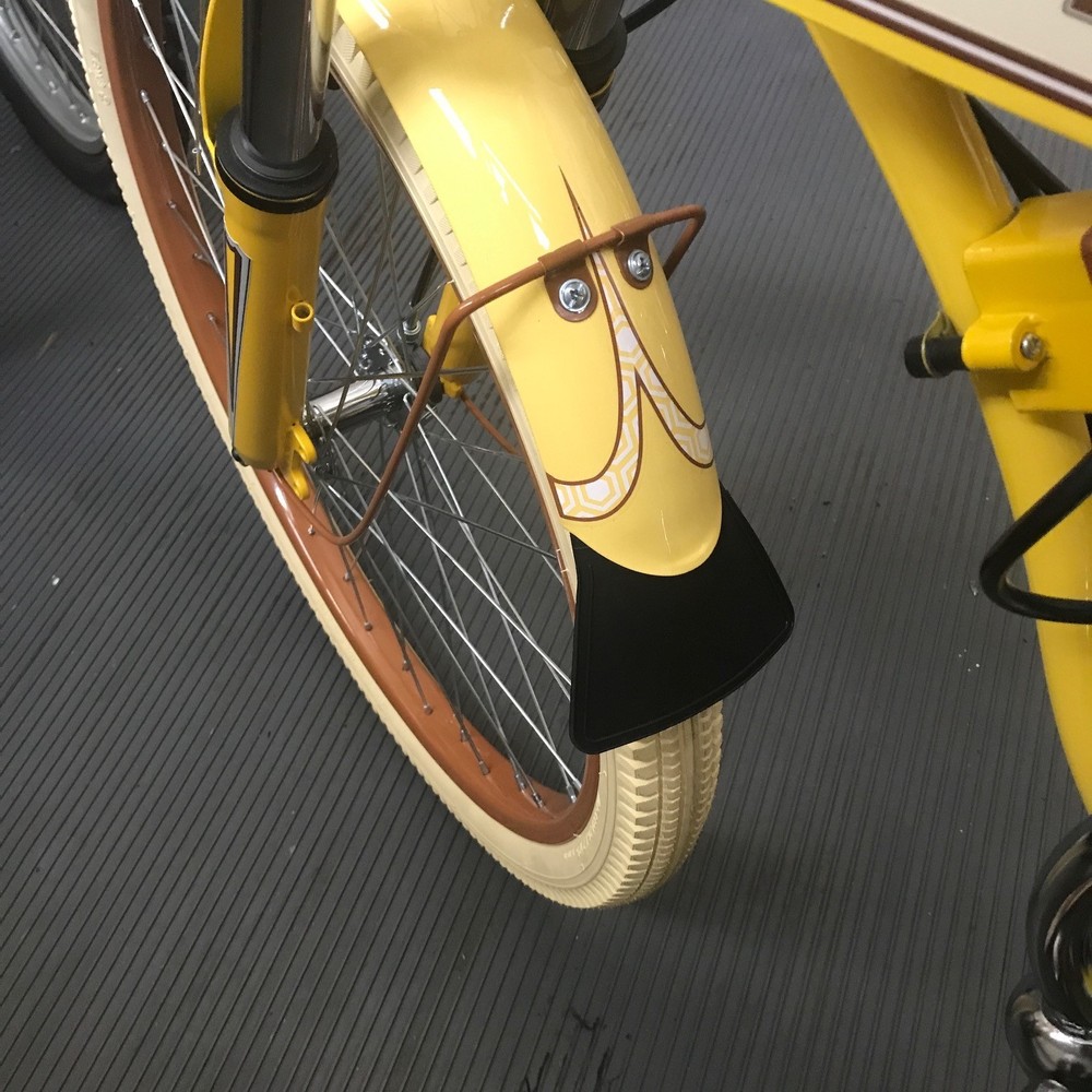 Retro Bicycle Mud Flaps - Quick Install - Two Sizes