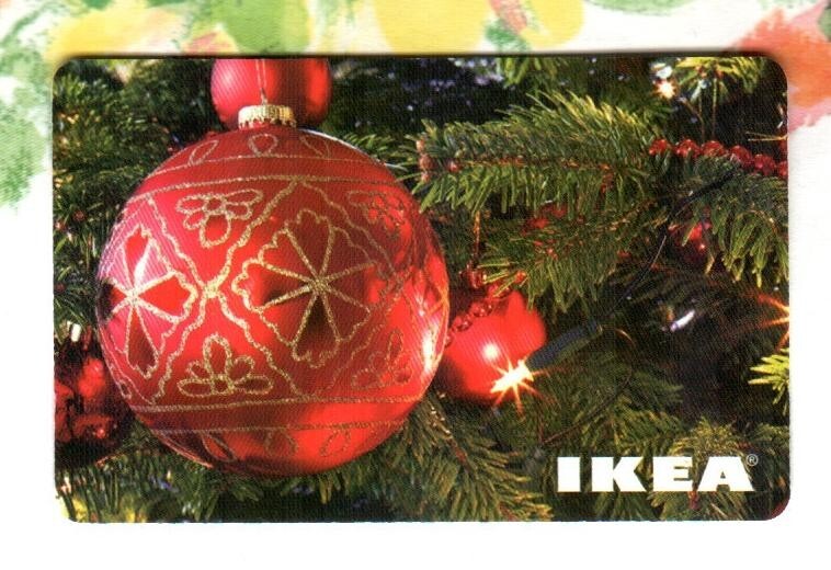 IKEA Christmas Ornaments ( 2007 ) Gift Card ( $0 )