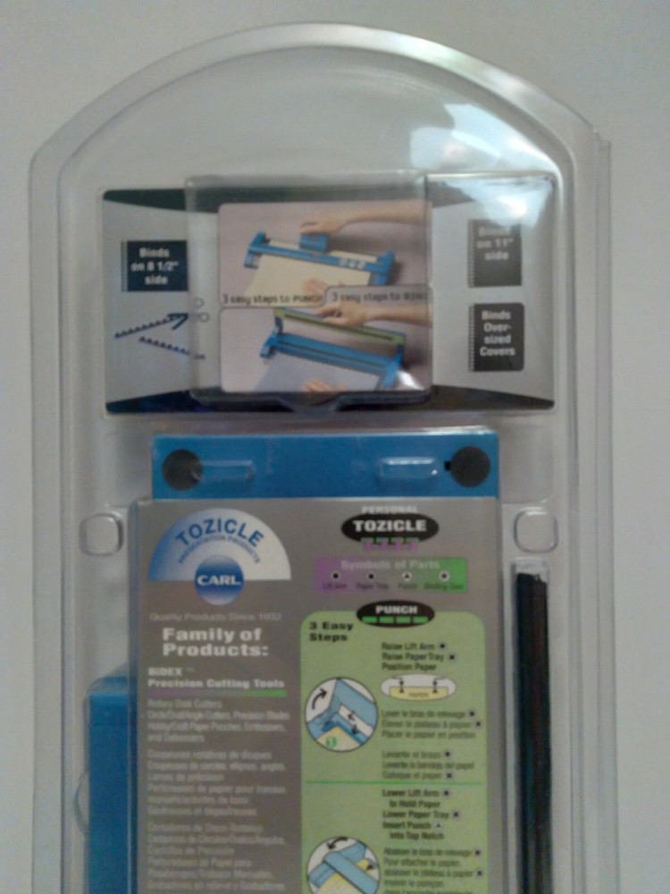 Carl - Portable Punch/Bind System - NOS - Personal Tozicle