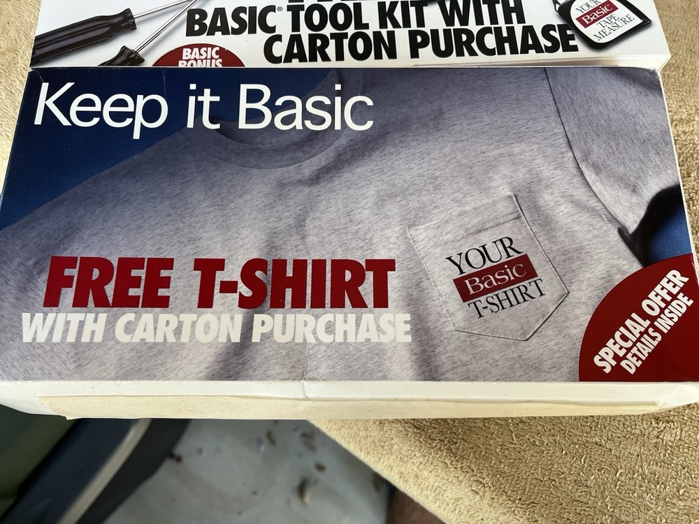 Late 90’s Basic Thermos- Basic Tool Kit - Basic Tshirt.Unopened A Basic Trifecta