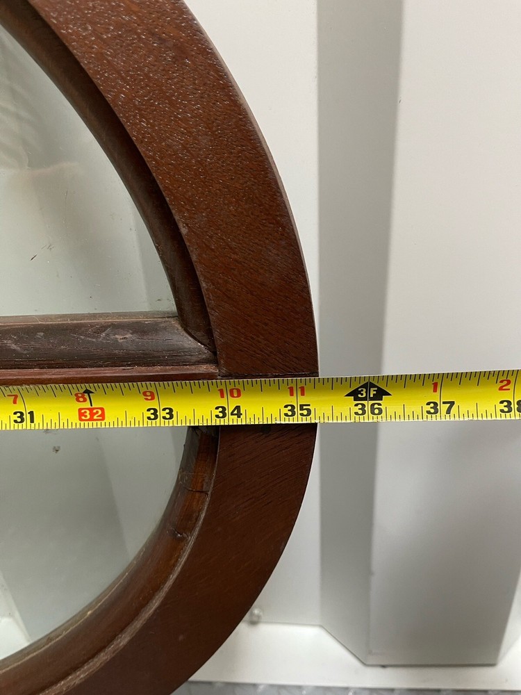 Mahogany 2’x3’ Oval Window