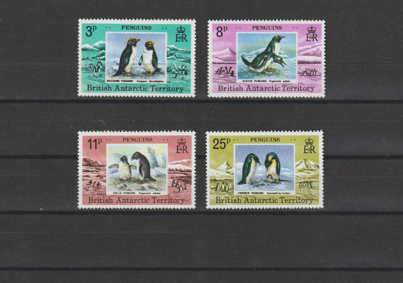 BRITISH ANTARCTIC TERRITORY 1979 SG 89/92 MNH