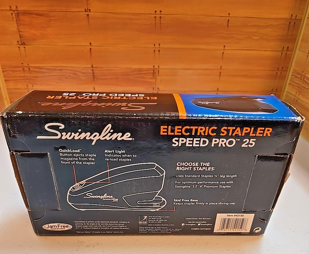 Swingline Speed Pro 25 Electric Stapler; NOB