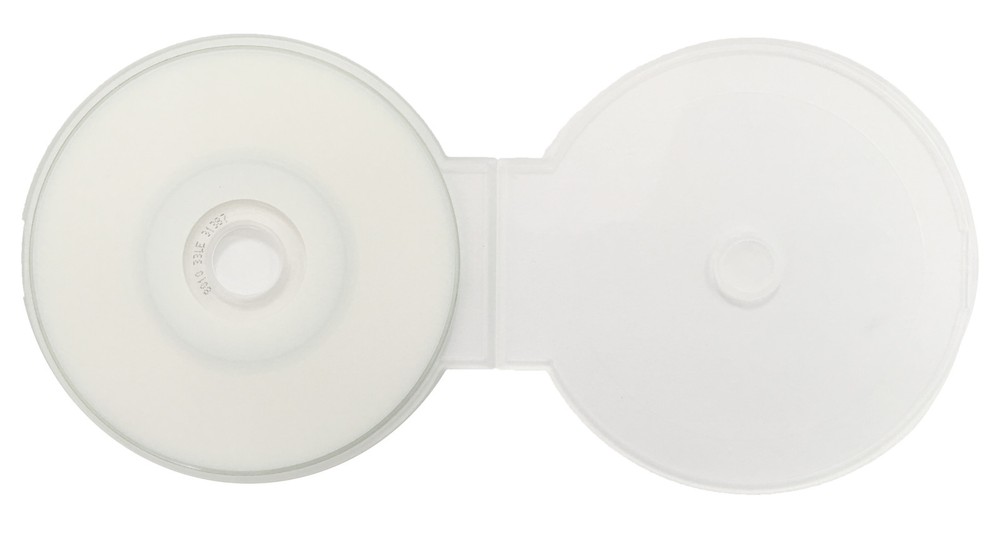 100 Clear MINI 8cm ClamShell CD DVD Case **1-3 DAYS
