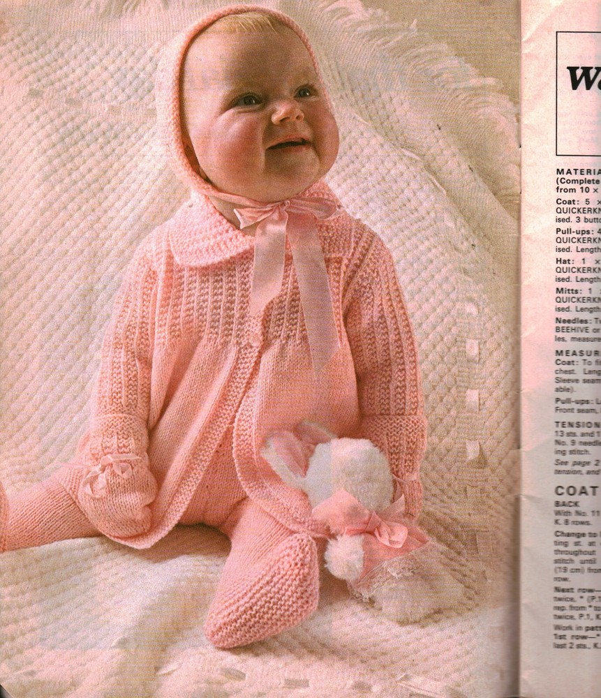 Baby Encore Knitting Pattern Designs | Patons #175