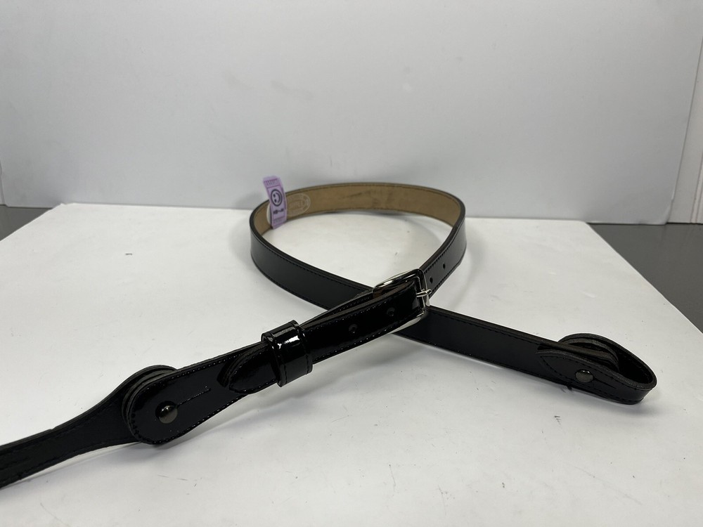 JAY PEE 1435C SHOULDER STRAP NICKEL HARDWARE 36-38 BLACK GLOSS FINISH STRAP 4902