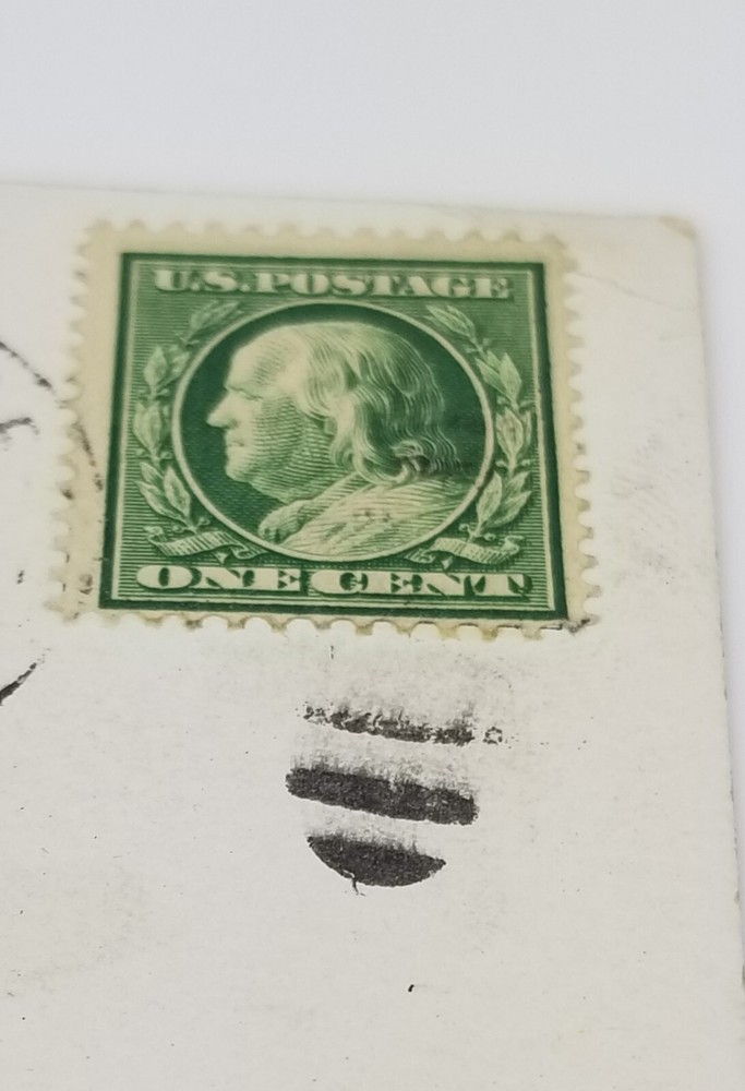 Ben Franklin Rare Vintage One Cent Stamp