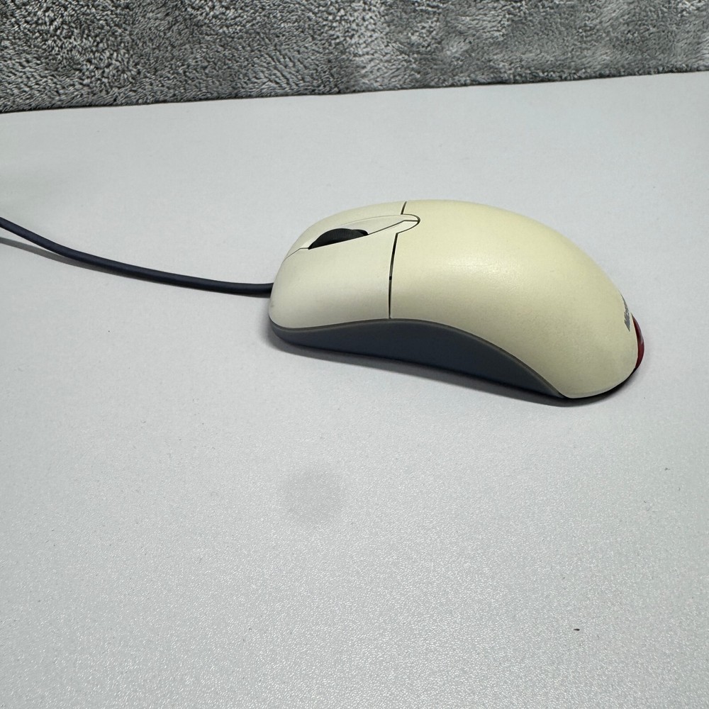Microsoft Wheel Mouse Optical USB and PS/2 E-C011-00-2225 White Tested