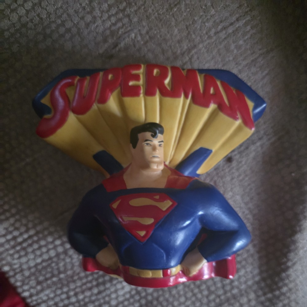 Vintage 2000 Superman Night Light Warner Brothers Studio Store DC Comics TESTED!