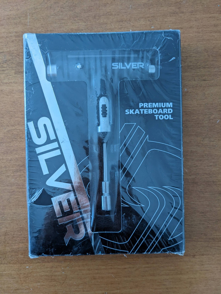 Silver Premium Skateboard Tool Multi-Tool for Skateboards