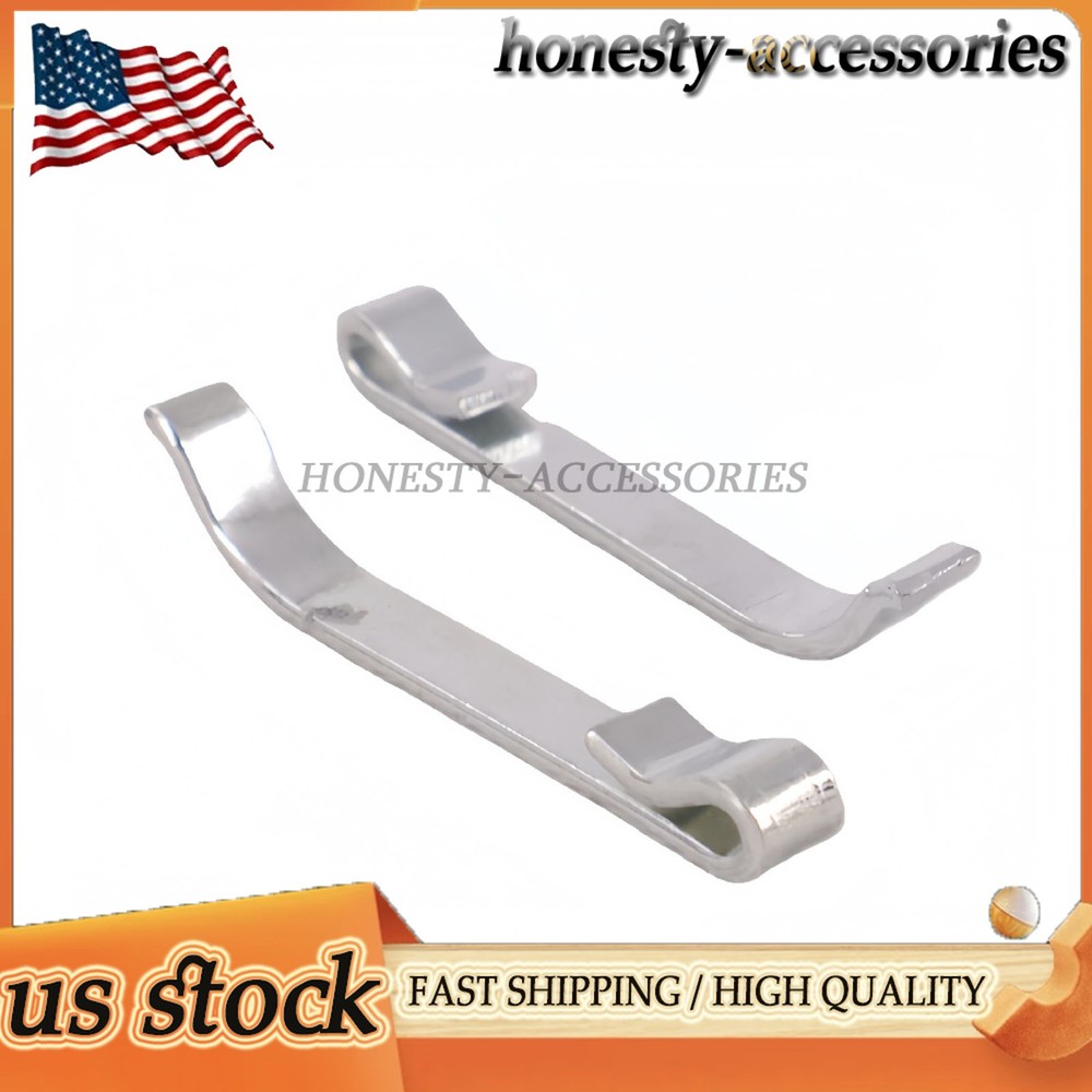 12x 2'' Drawer Slide Retaining Clips For Mac Matco Proto Tool Box Double Loop