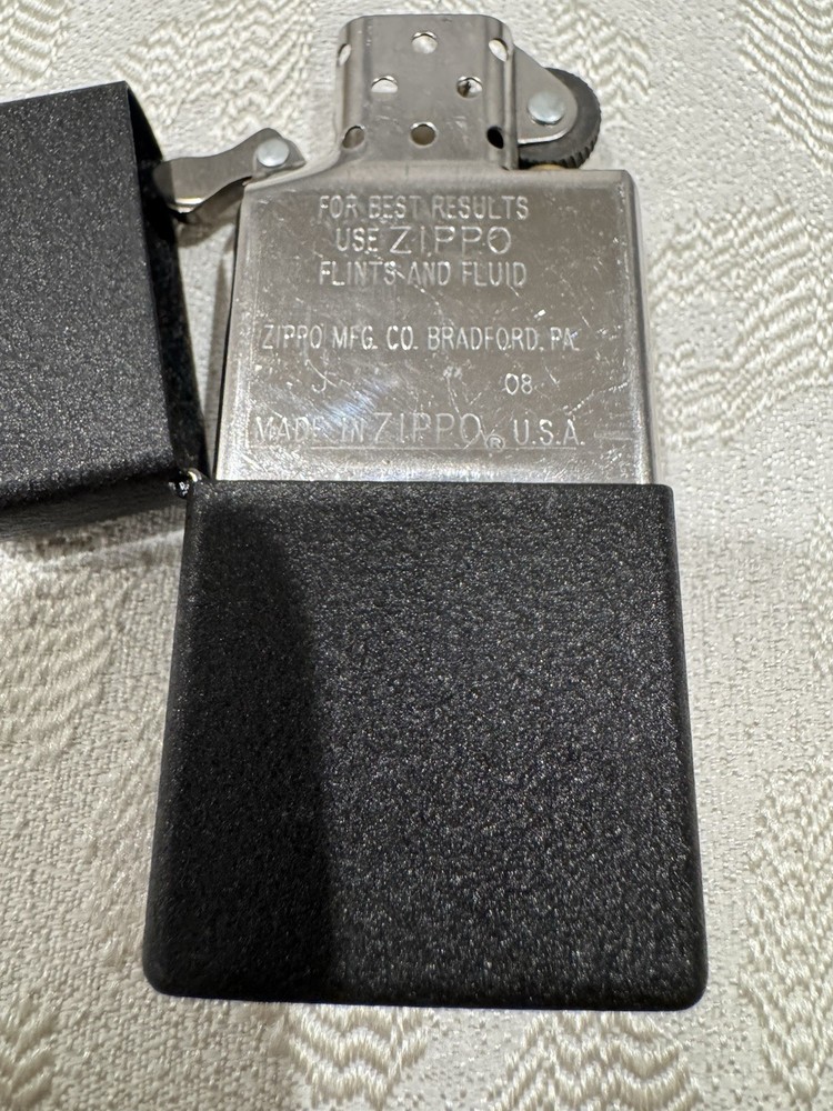 Zippo Windproof Lighter Classic Plain Matte Black Finish