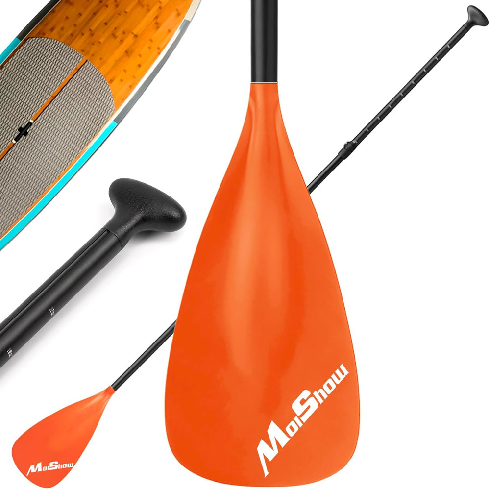 SUP Paddle - Adjustable 3 Pieces Stand Up Paddle Board Paddle with Unique Lock D