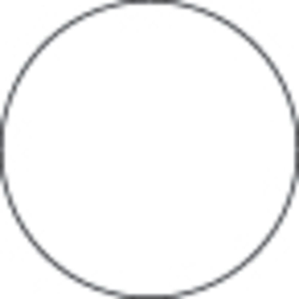 HUBERT® Plain White 24 UP Laser Labels - 1 5/8"Dia
