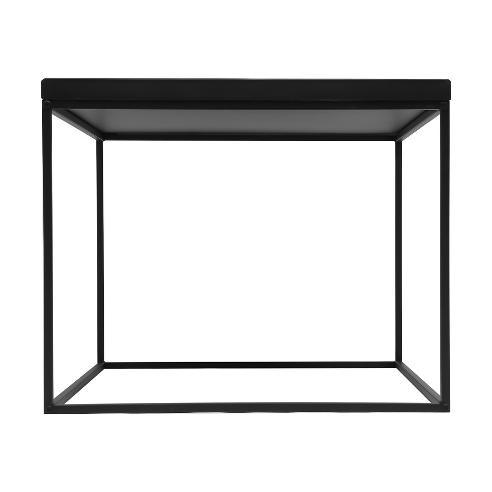 24" Square Table Side End Table Camping Table Portable Metal Frame Table Top New