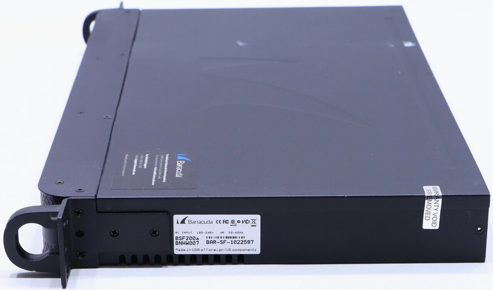 BARRACUDA BSF200a EMAIL SECURITY GATEWAY 200