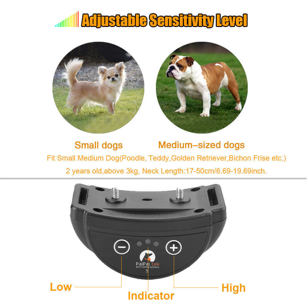 Anti Barking E-Collar No Bark Dog Training Shock Collar for Small Medium Dog