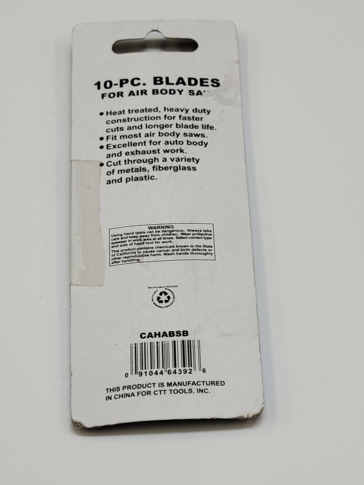 10pc air body saw blades
