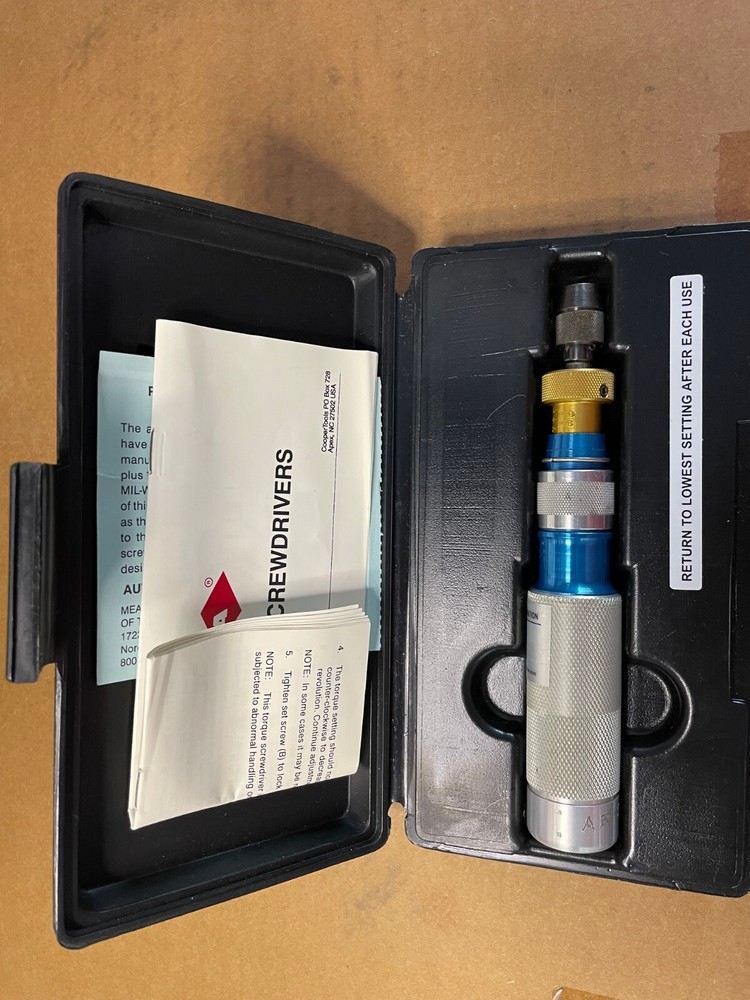 UTICA TS-35 TORQUE SCREWDRIVER