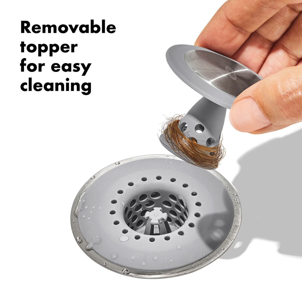 OXO SoftWorks Hair Catch Drain Protector