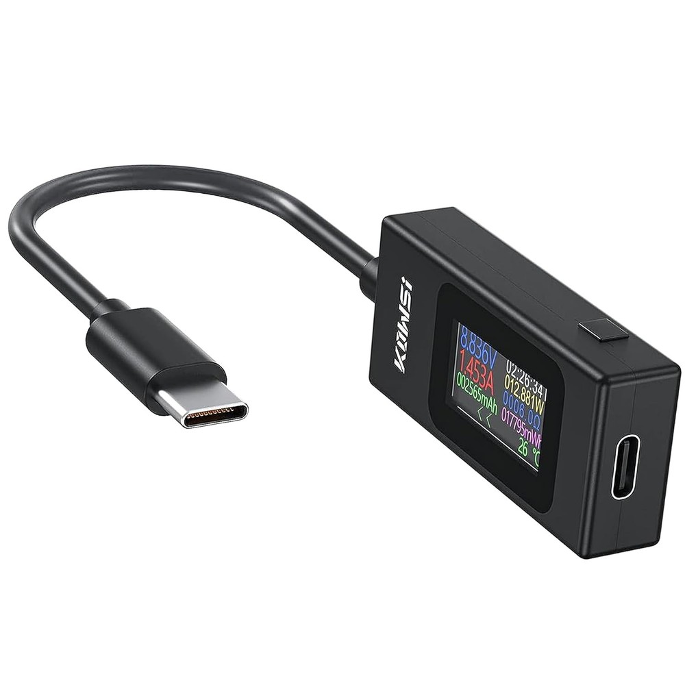 diymore USB C Tester Power Meter,Digital Multimeter, Type Type-C Version 3.0