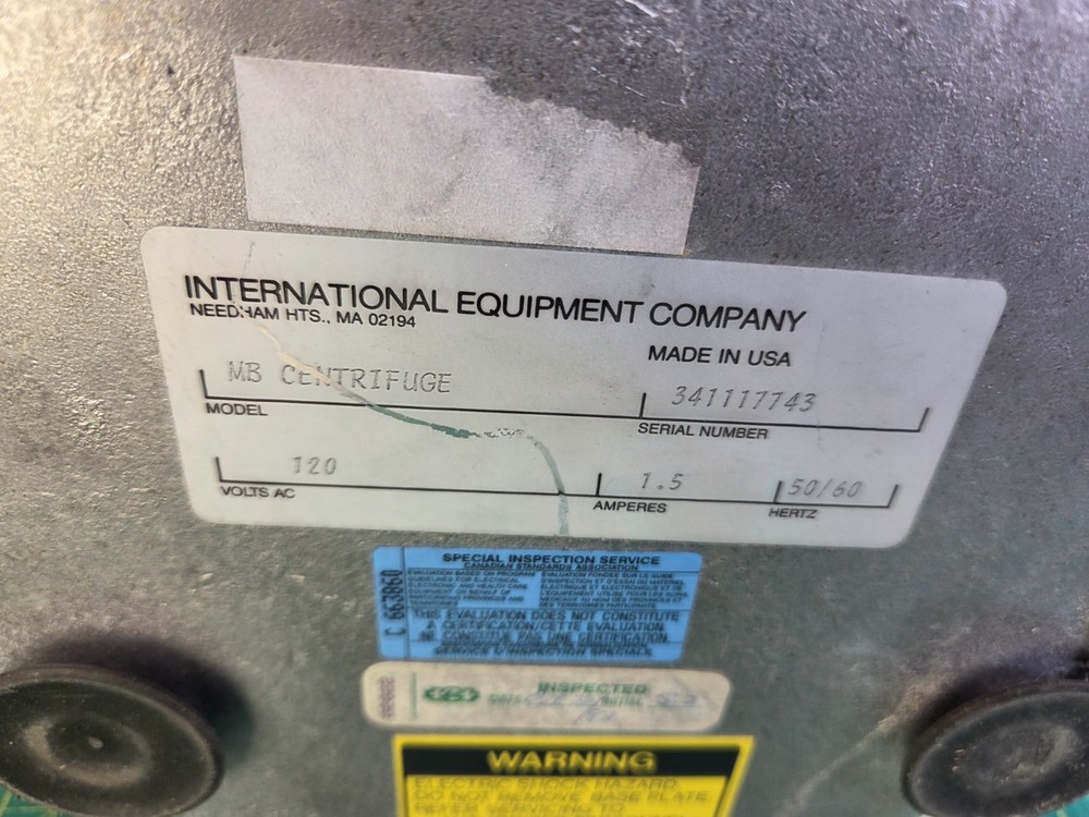IEC MB Micro Capillary Centrifuge
