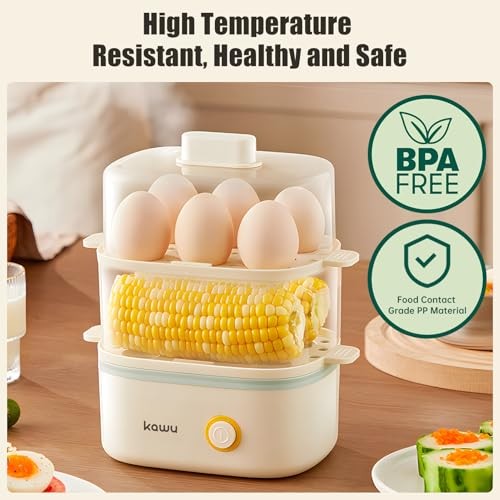 Double-layer Egg Cooker, Fast Electric Egg Boiler, Small Breakfast Machine,