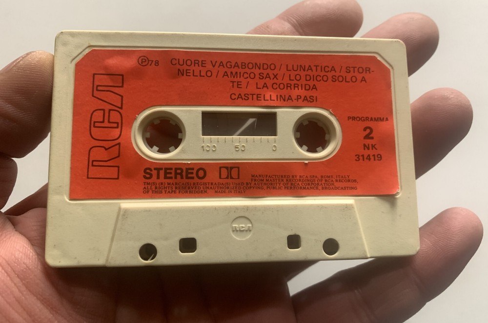 CASTELLINA PASSI MUSIC CASSETTE