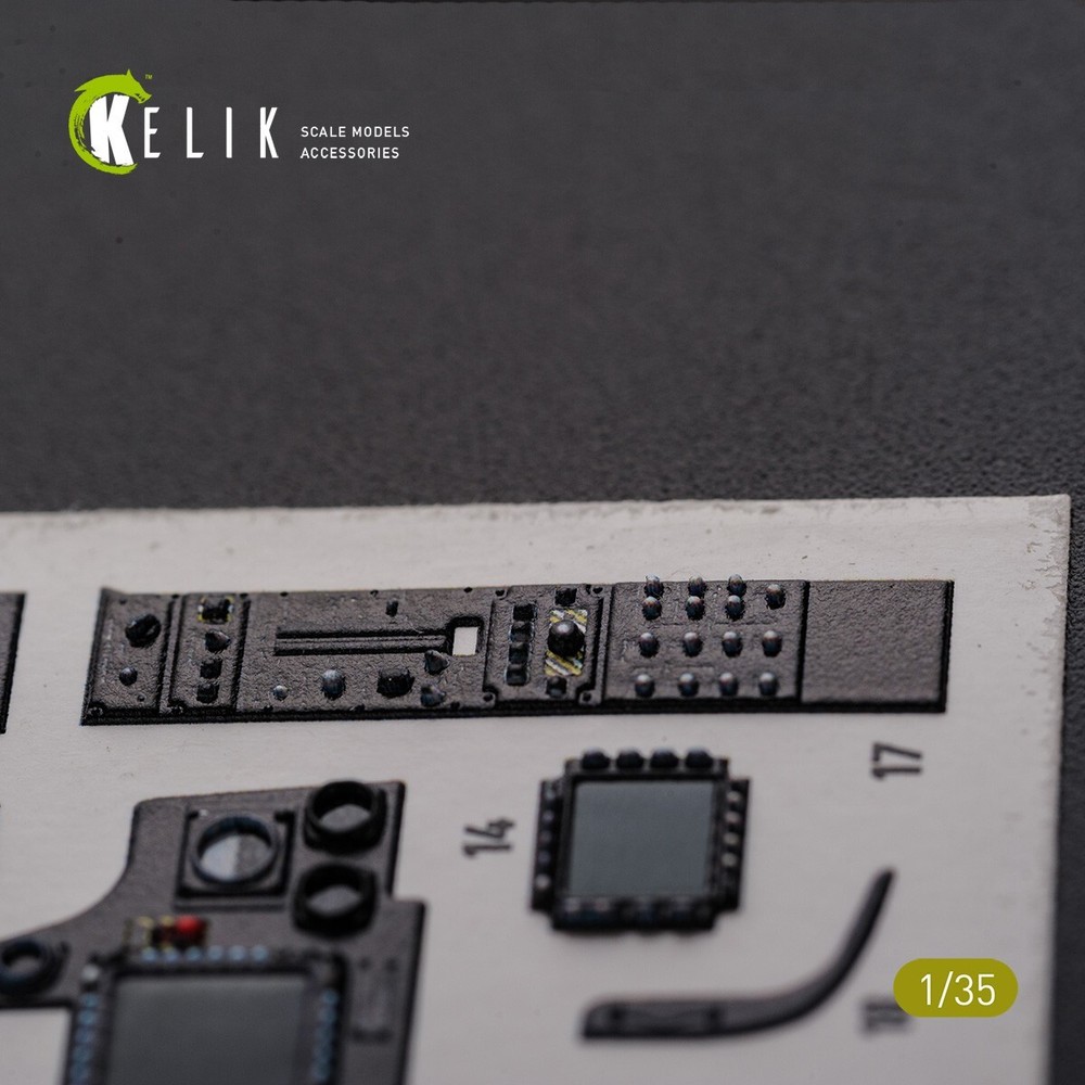 1/35 ResKit K35026 AH-64D Apache interior 3D decals for Meng kit