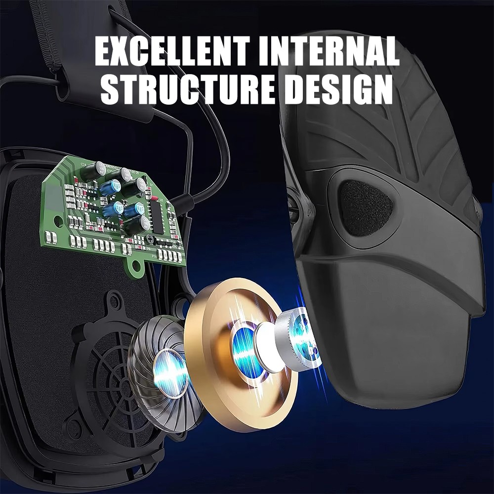 Shooting Earmuffs, Electronic Shooting Hearing Ear Protection for Gun Range