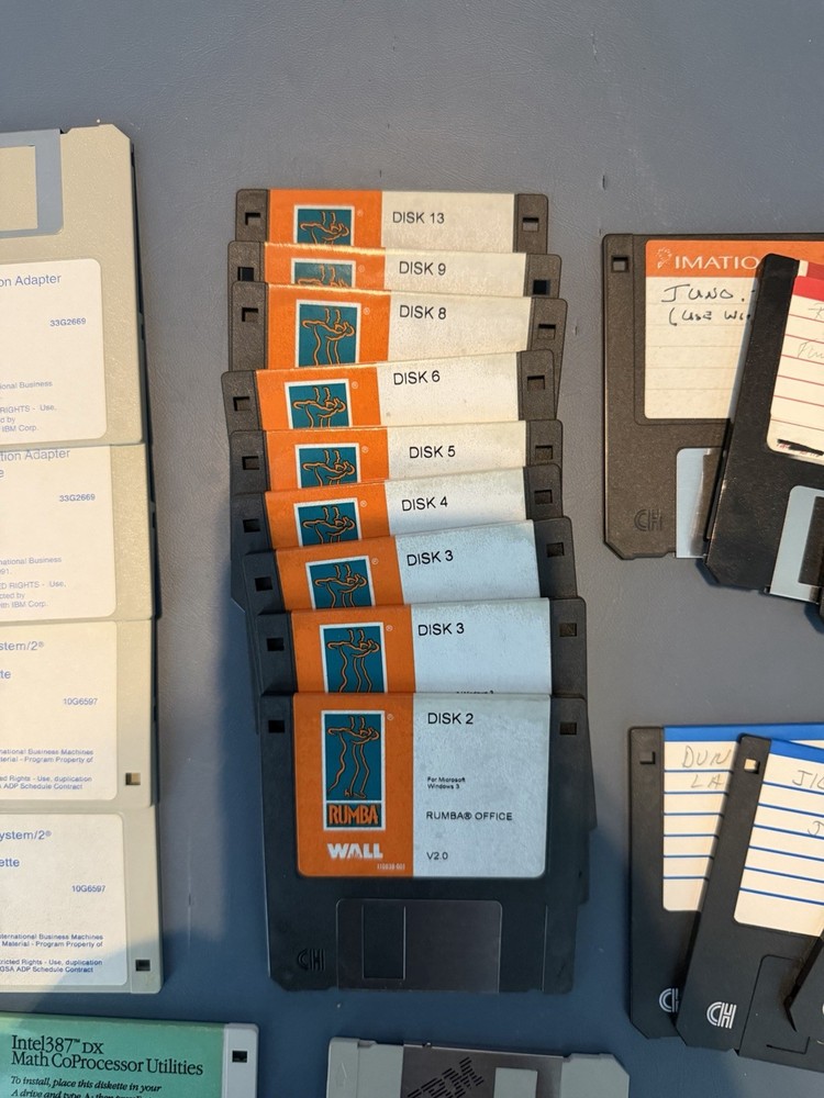 41 Floppy Disks 5.25 Utilities Programs, Boot Discs Misc IBM Blanks Software Lot