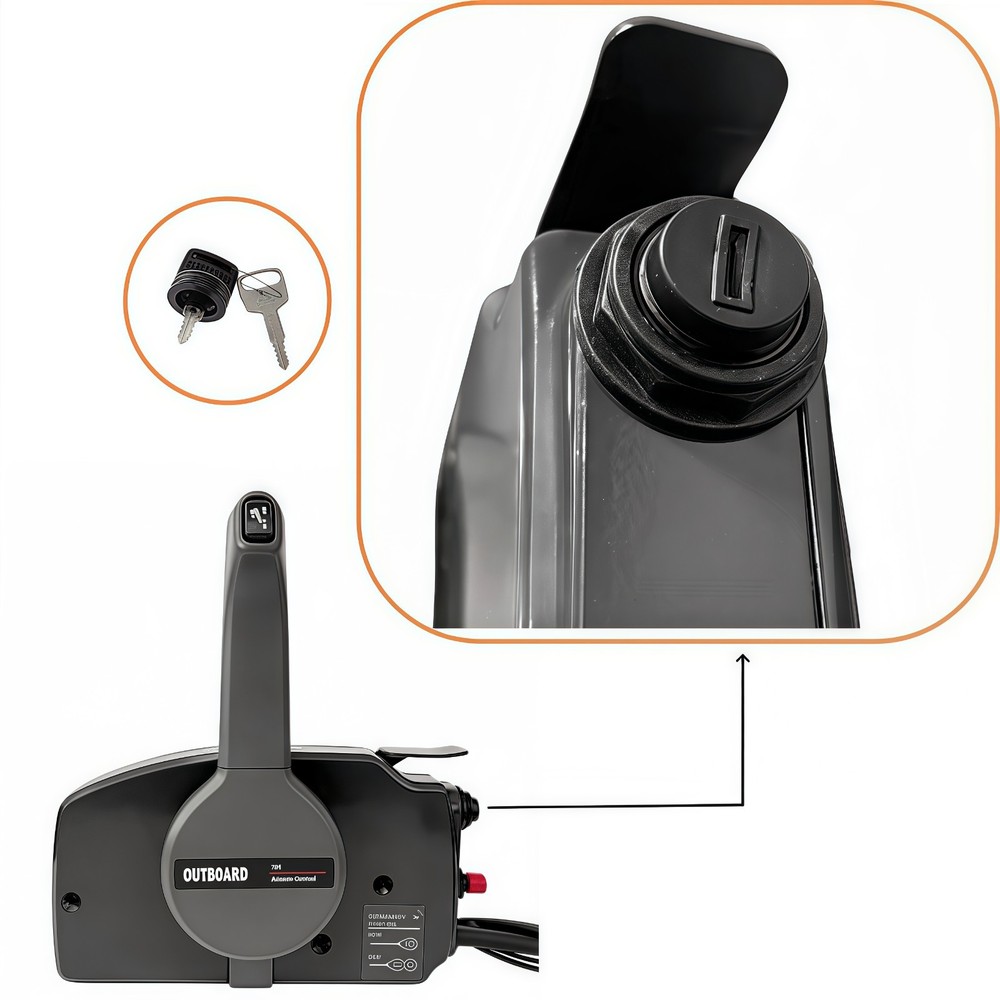 Mechanical 703 Side Mount Control Box Pull to Open with Choke, 10 Pin Harness