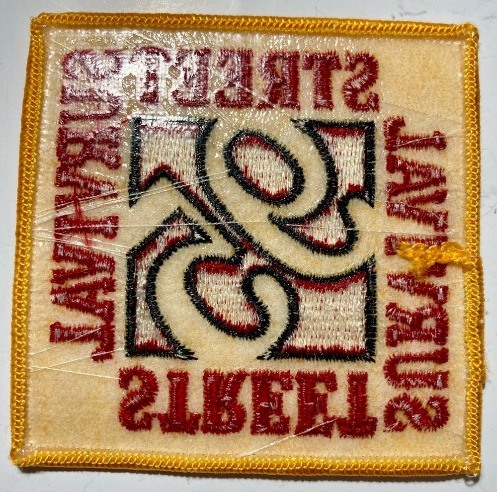 Street Survival, 1995 embroidered patch