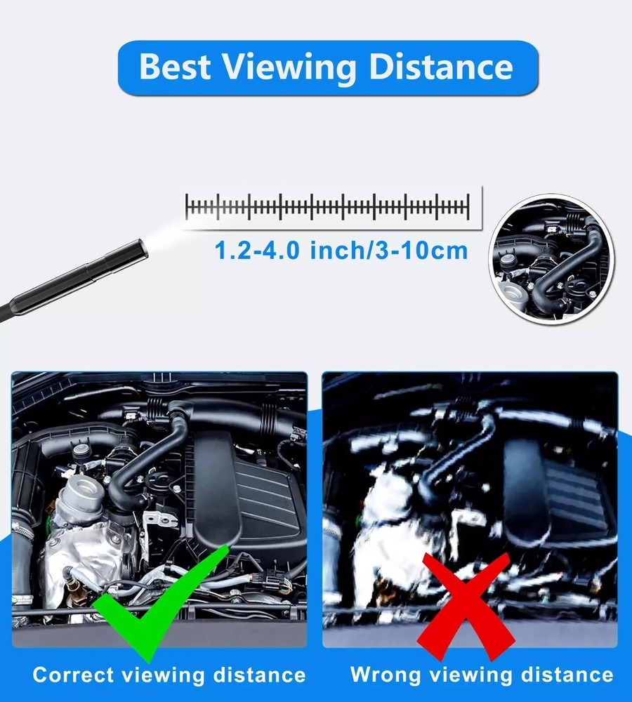 USB C Endoscope for iPhone, OTG Android Phone, 5.5 mm Borescope Inspection Sn...