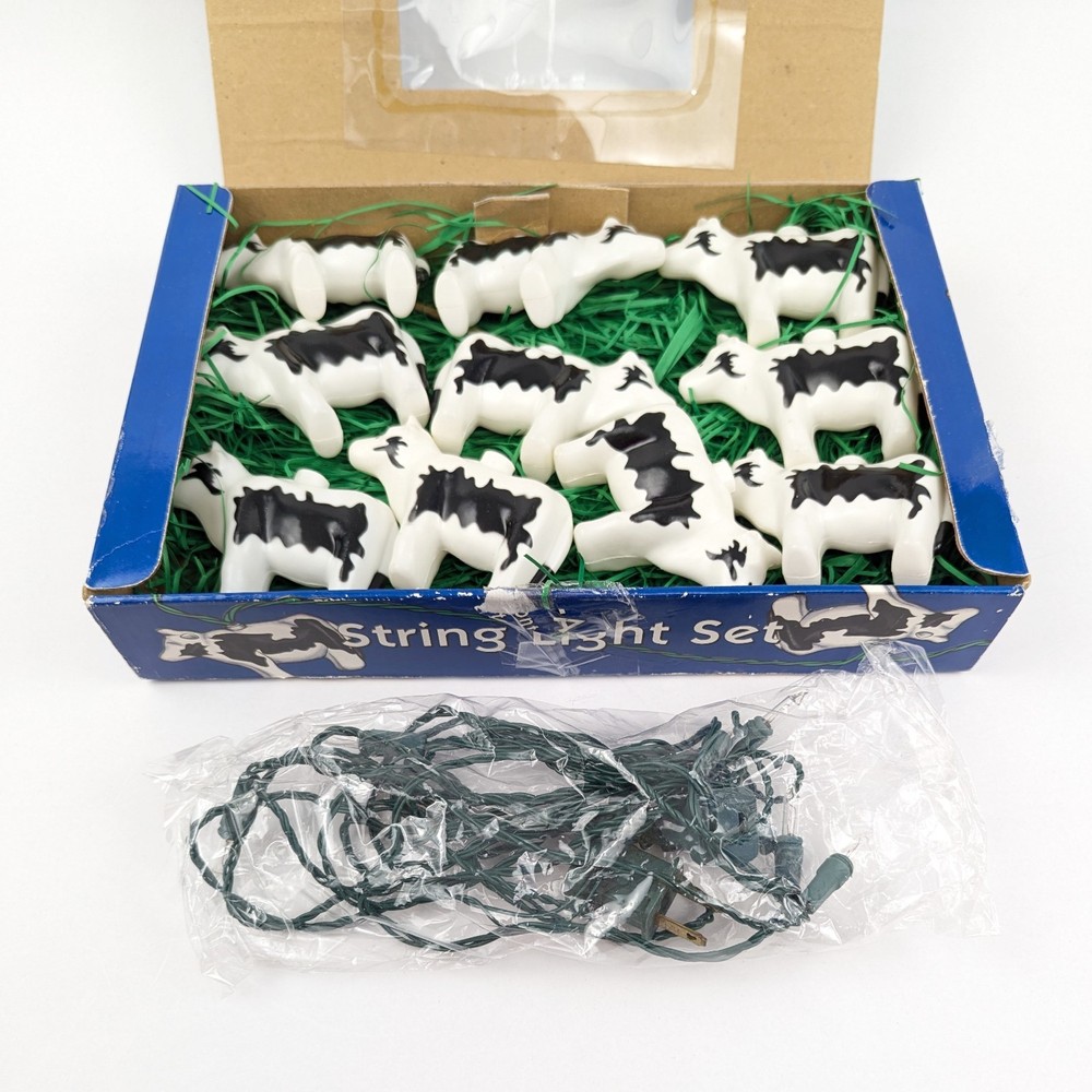 Cow Herd-A-Herefords 1993 Primal Lite Patio String Light Set
