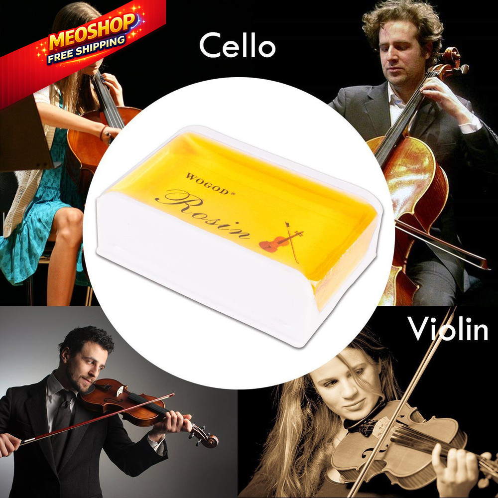 Rosin Violin Light Low Dust 2 Pack For Bows Viola And...